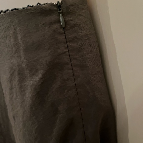 RALPH by Ralph Lauren formal maxi skirt with scalloped beaded waist - Picture 4 of 12